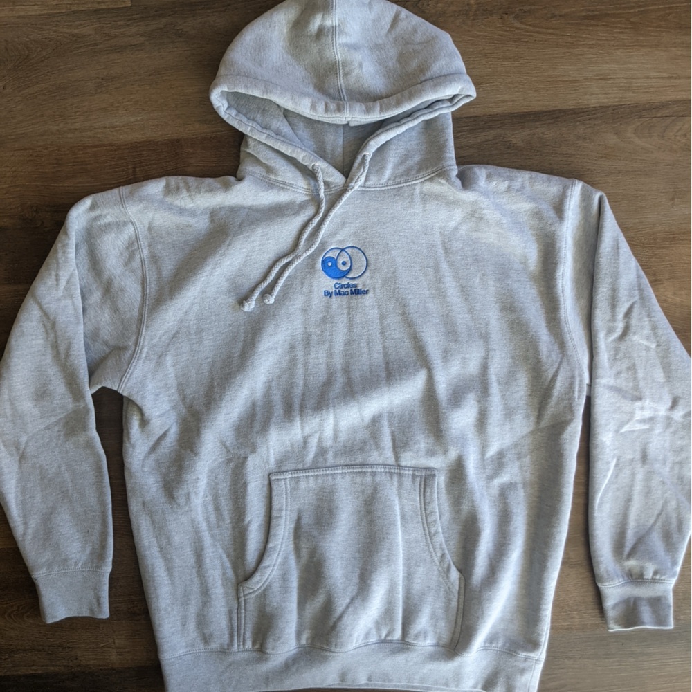 Circles by Mac Miller Grey Hoodie 2023 XL